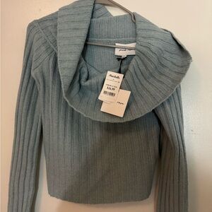 Marshalls Light Blue Cowl Neck Sweater
